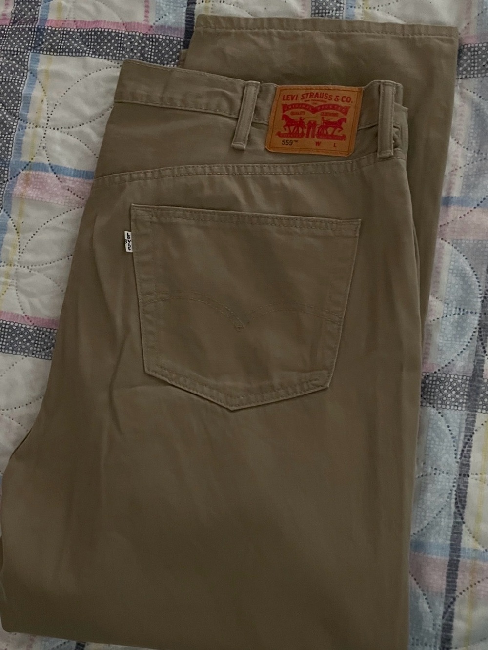 Levi's Tan/Khaki Straight Leg Jeans